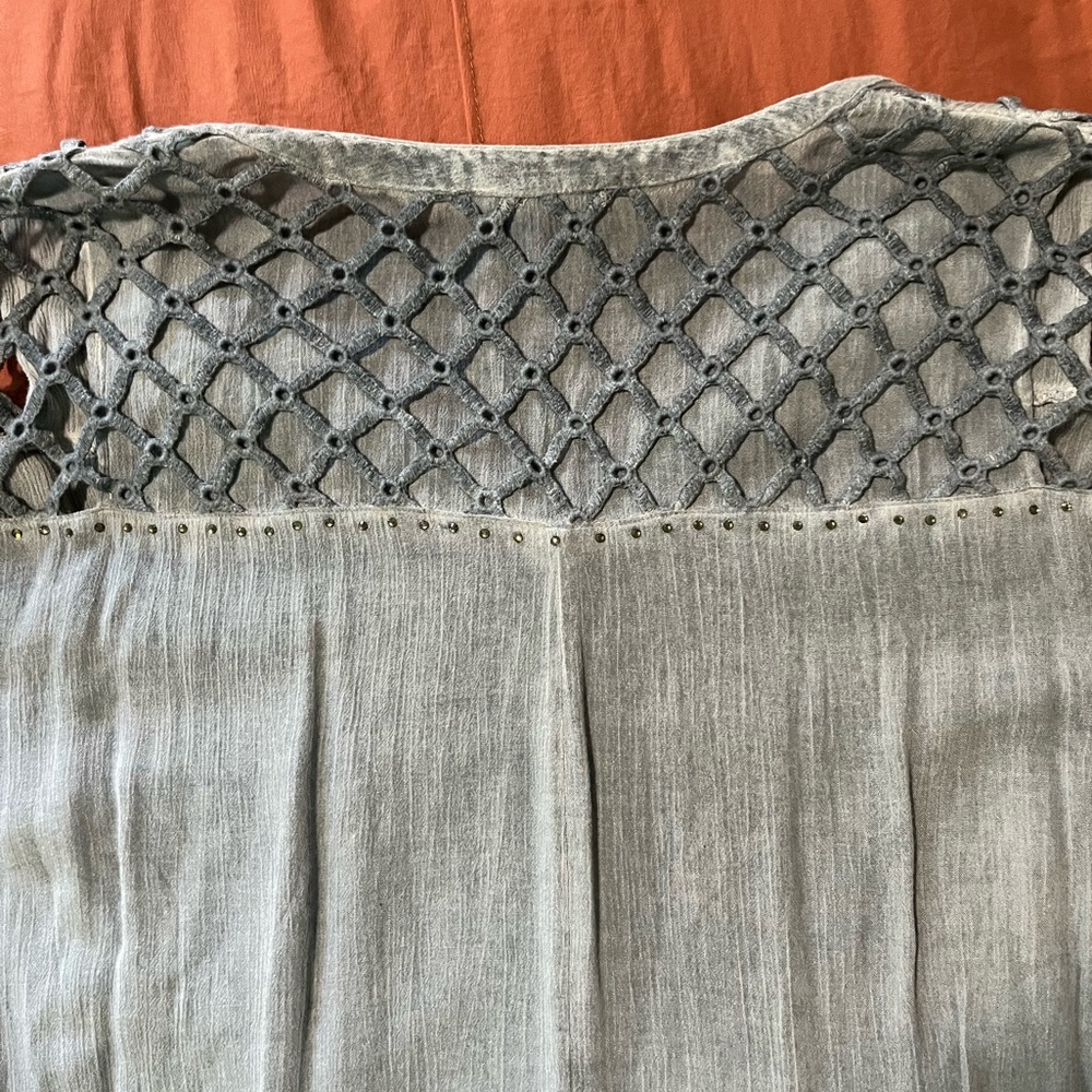 Boutique Blue XL Oversized Women's Top - Picture 7 of 7